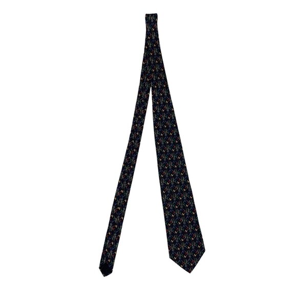 Brooks Brothers Silk Tie Navy Classic Business Formal Accessory - Picture 2 of 4
